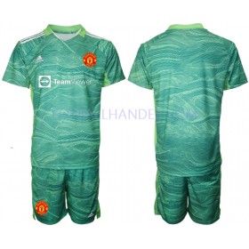 Barn Fotballdrakter Keeper Manchester United Tredje 2021-22 Kortermet